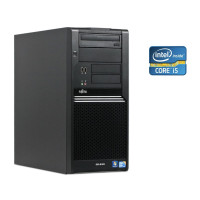 ПК Fujitsu Celsius W380 Tower / Intel Core i5-650 (2 (4) ядра по 3.2 - 3.46 GHz) / 8 GB DDR3 / 128 GB SSD NEW / Intel HD Graphics / DVD-ROM б/в