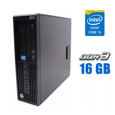 Комп'ютер HP Z230 SFF / Intel Core i5-4570 (4 ядра по 3.2 - 3.6 GHz) / 16 GB DDR3 / 240 GB SSD / Intel HD Graphics 4600 / DVD-RW / 220W б/в