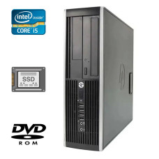 Комп'ютер HP Compaq Pro 6200 SFF / Intel Core i5-2300 (4 ядра по 2.8-3.1 GHz) / 4GB DDR3 / 120GB SSD / HD Graphics 2000 / DVD-ROM / DisplayPort б/в