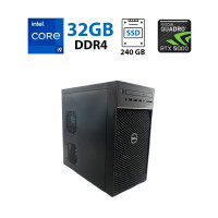 Робоча станція Gigabyte X299 DESIGNARE EX MT / Intel Core i9-9940x (14 (28) ядер по 3.3 - 4.4 GHz) / 32 GB DDR4 / 240 GB SSD + 2000 GB HDD / nVidia Quadro RTX 5000, 16 GB GDDR6, 256-bit б/в