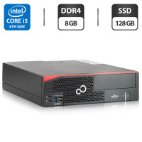 Комп'ютер Fujitsu Esprimo D956 E90+ SFF / Intel Core i5-6400 (4 ядра по 2.7 - 3.3 GHz) / 8 GB DDR4 / 256 GB SSD / Intel HD Graphics 530 / DVI б/в