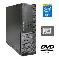 Системний блок Dell Optiplex 3020 SFF / Intel Core i3-4130 (2(4) ядра по 3.4GHz) / 4GB DDR3 / 120GB SSD / HD Graphics 4400 / DVD-RW / USB 3 / DisplayPort б/в