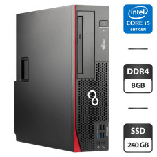 Комп'ютер Fujitsu Esprimo D556 E90+ SFF / Core i5-6500 (4 ядра по 3.2-3.6GHz) / 8GB DDR4 / 240GB SSD / HD Graphics 530 / DVD-ROM б/в