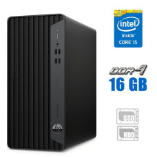 Комп'ютер HP ProDesk 400 G7 Tower / Intel Core i5-10500 (6 (12) ядер по 3-4.4 GHz) / 16 GB DDR4 / 256 GB SSD + 500 GB HDD / Intel UHD Graphics 630 б/в