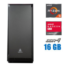 Ігровий ПК Segotep Tower AMD Ryzen 5 3600 (6(12) ядер по 3.6-4.2 GHz) / 16GB DDR4 / 500GB M.2 / Radeon RX 6700 XT, 12 GB GDDR6, 192-bit / 700W б/в