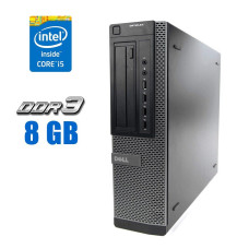ПК Dell OptiPlex 9010 SFF / Intel Core i5-3450 (4 ядра по 3.1 - 3.5 GHz) / 8 GB DDR3 / 240 GB SSD / Intel HD Graphics 2500 / DVD-RW б/в