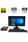Комплект ПК: Fujitsu Esprimo Q920 USFF / Intel Core i5-4590T (4 ядра по 2.0 - 3.0 GHz) / 16 GB DDR3 / 120 GB SSD / Intel HD Graphics 4600 + Монітор BenQ GL2450-B / 24" (1920x1080) TN / VGA, DVI, HDMI б/в