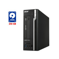ПК Acer Veriton X2632G SFF / Intel Celeron G1840 (2 ядра по 2.8 GHz) / 4 GB DDR3 / 250 GB HDD / HD Graphics 4400 / DVD-RW / Win 7 б/в