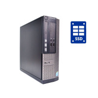 ПК Dell OptiPlex 3020 SFF / Intel Core i3-4130 (2(4) ядра по 3.4GHz) / 4GB DDR3 / 120GB SSD / HD Graphics 4400 / DVD-RW / Win 10 Pro + WiFi-адаптер D-Link DWA-140 б/в