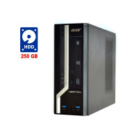ПК Acer Veriton X2631G SFF / Intel Core i3-4170 (2 (4) ядра по 3.7 GHz) / 4 GB DDR3 / 250 GB HDD / Intel HD Graphics 4400 / DVD-RW / Win 7 б/в