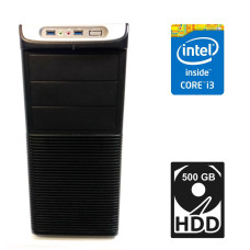 ПК Asus Tower / Intel Core i3-4160 (2 (4) ядра по 3.6 GHz) / 4 GB DDR3 / 500 GB HDD / Intel HD Graphics 4400 / 485W / DisplayPort б/в