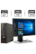 Комплект ПК: Fujitsu Esprimo C720 Desktop / Intel Core i5-4570 (4 ядра по 3.2 - 3.6 GHz) / 8 GB DDR3 / 240 GB SSD NEW / Intel HD Graphics 4400 + Монітор Б-клас 22" (1680x1050) TN / VGA, DVI / Різні бренди б/в