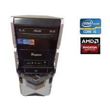 ПК Kinghun Tower Intel Core i5-3470 (4 ядра по 3.2-3.6GHz) / 16GB DDR3 / 120GB SSD + 1000GB HDD / Radeon HD7850 DC, 1GB GDDR5, 256-bit / 650W / DVD-RW б/в