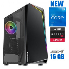 Ігровий ПК Xigmatek Vortex Tower / Intel Core i5-11400F (6(12) ядер по 2.6-4.4 GHz) / 16 GB DDR4 / 240 GB SSD / Radeon RX 6500 XT, 4 GB GDDR6, 64-bit / 600W б/в