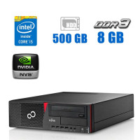 Комп'ютер Fujitsu Esprimo E700 E90+ SFF / Intel Core i5-2400 (4 ядра по 3.1-3.4 GHz) / 8GB DDR3 / 500GB HDD / NVS 315, 1 GB GDDR3, 64-bit б/в