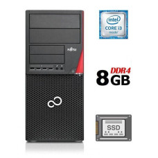 Комп'ютер Fujitsu Esprimo P756 E90+ Tower / Intel Core i3-6100 (2(4) ядра по 3.7GHz) / 8GB DDR4 / 120GB SSD / Intel HD Graphics 530 / 280W / DisplayPort б/в