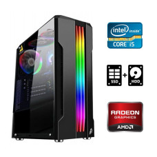 Ігровий ПК Intel Core i5-3470 (4 ядра по 3.2 - 3.6 GHz) / 8 GB DDR3 / 120 GB SSD + 500 GB HDD / AMD Radeon RX 470, 8 GB GDDR5, 256-bit / 450W б/в
