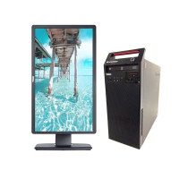 Комплект ПК: Lenovo ThinkCentre E73 Tower / Intel Core i3-4170 (2 (4) ядра по 3.7 GHz) / 8 GB DDR3 / 500 GB HDD / Intel HD Graphics 4400 / DVD-RW + Монітор Dell P2212Hb / 22" (1920x1080) TN / DVI, VGA, USB Type-B б/в