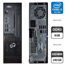 Комп'ютер Fujitsu Esprimo C720 Desktop / Intel Core i3-4130 (2(4) ядра по 3.4GHz) / 8GB DDR3 / 240GB SSD NEW / HD Graphics 4400 / DVI б/в