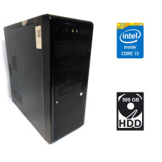 ПК Asus Tower / Intel Core i3-4160 (2 (4) ядра по 3.6 GHz) / 4 GB DDR3 / 500 GB HDD / Intel HD Graphics 4400 / 485W / DisplayPort / HDMI б/в