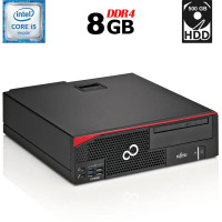 Комп'ютер Fujitsu Esprimo D757 E90+ SFF / Intel Core i5-6600 (4 ядра по 3.3 - 3.9 GHz) / 8 GB DDR4 / 500 GB HDD / Intel HD Graphics 530 / 280W / DVD-ROM / DisplayPort б/в