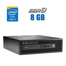 Комп'ютер HP ProDesk 600 G1 SFF / Intel Core i5-4430 (4 ядра по 3.0 - 3.2 GHz) / 8 GB DDR3 / 512 GB SSD / Intel HD Graphics 4600 / DVD-RW б/в