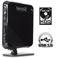 Неттоп Terra 2600R3 Greenline / Intel Celeron 1037U (2 ядра по 1.8GHz) / 4GB DDR3 / 500GB HDD / HD Graphics 2500 / USB 3 / HDMI б/в