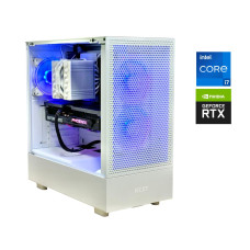 Ігровий ПК NZXT H5 Flow Edition Tower / Intel Core i7-14700KF (20 (28) ядер по 2.5 - 5.6 GHz) / 32 GB DDR5 / 1000 GB SSD / nVidia GeForce RTX 4070, 12 GB GDDR6X, 192-bit / 850W б/в