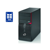ПК Fujitsu Esprimo P556 Tower / Core i3-6100 (2 (4) ядра по 3.7GHz) / 8GB DDR4 / 120GB SSD / HD Graphics 530 / DVD-ROM / Win 10 б/в