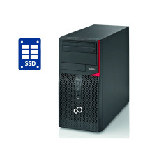 ПК Fujitsu Esprimo P556 Tower / Core i3-6100 (2 (4) ядра по 3.7GHz) / 8GB DDR4 / 120GB SSD / HD Graphics 530 / DVD-ROM / Win 10 б/в