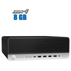 Комп'ютер HP ProDesk 600 G3 SFF / Intel Core i3-6100 (2 (4) ядра по 3.7 GHz) / 8 GB DDR4 / 120 GB SSD / Intel HD Graphics 530 / USB Type-C б/в