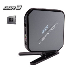 Неттоп Acer Veriton N282G / Intel Atom D525 (2 (4) ядра по 1.8 GHz) / 4 GB DDR3 / 120 GB SSD / nVidia ION б/в