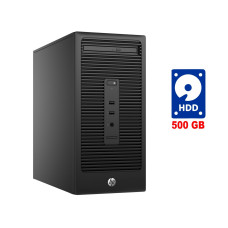ПК HP 280 G2 Tower / Intel Core i3-6100 (2 (4) ядра по 3.7 GHz) / 4 GB DDR4 / 500 GB HDD / Intel HD Graphics 530 / DVD-RW б/в