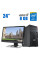Комплект ПК: Fujitsu Esprimo P757 E90+ Tower / Intel Core i5-7400 (4 ядра по 3.0 - 3.5 GHz) / 8 GB DDR4 / 240 GB SSD / Intel HD Graphics 630 + Монітор HP LP2475w / 24" (1920x1200) TN / DVI, DP, HDMI б/в