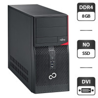 Комп'ютер Fujitsu Esprimo P556 E85+ Tower / Intel Core i3-6100 (2(4) ядра по 3.7GHz) / 8GB DDR4 / NO SSD / HD Graphics 530 / DVD-ROM / DVI б/в