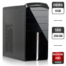 Комп'ютер Packard Bell iXtreme M5 Tower / Intel Core i7-920 (4(8) ядра по 2.66-2.93 GHz) / 8GB DDR3 / 256GB SSD / Radeon HD 5450, 1GB GDDR3, 64-bit / VGA б/в