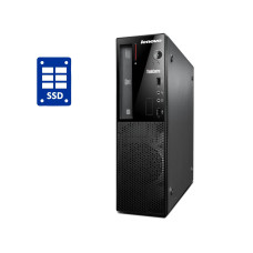 ПК Lenovo ThinkCentre E73 SFF / Intel Core i3-4130 (2 (4) ядра по 3.4 GHz) / 8 GB DDR3 / 480 GB SSD / Intel HD Graphics 4400 / DVD-RW / Win 10 Pro б/в