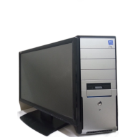 Комплект б/в ПК: Tower / Core i3-2100 (2 (4) ядра по 3.1 GHz) / 4GB DDR3 / 250GB HDD + Монітор 20"