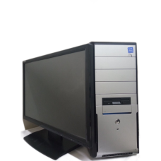 Комплект б/в ПК: Tower / Core i3-2100 (2 (4) ядра по 3.1 GHz) / 4GB DDR3 / 250GB HDD + Монітор 20"