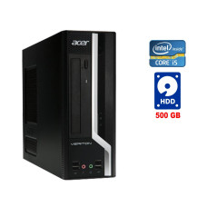 Системний блок Acer Veriton X2611G SFF / Intel Core i5-2500 (4 ядра по 3.3-3.7 GHz) / 8GB DDR3 / 500GB HDD / HD Graphics 2000 / DVD-RW / Win 7 б/в