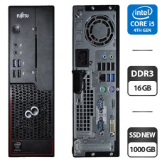 Комп'ютер Fujitsu Esprimo C720 SFF / Intel Core i5-4570 (4 ядра по 3.2 - 3.6 GHz) / 16 GB DDR3 / 1000 GB SSD NEW / Intel HD Graphics 4600 / DVI б/в