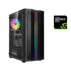 Ігровий ПК Gamdias Aura GC3 Tower NEW / Intel Core i3-10105F (4 (8) ядер 3,7 - 4,4 ГГц) NEW / 16 ГБ DDR4 NEW / 500 ГБ SSD NEW / nVidia GeForce GTX 1060, 6 ГБ GDDR5, 192-bit / 550 Вт NEW б/в