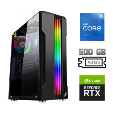 Ігровий ПК Intel Core i5-11400F (6 (12) ядер по 2.6 - 4.4 GHz) / 16 GB DDR4 / 500 GB SSD M.2 / nVidia GeForce RTX 3070, 8 GB GDDR6, 256-bit / 700W б/в