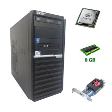 Комп'ютер Acer Veriton M290 Tower / Intel Core i3-2130 (2 ядра по 3.4 GHz) / 8 GB DDR3 / 500 GB HDD / Radeon HD 8490 1GB / DVD-RW