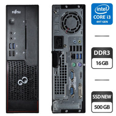 Комп'ютер Fujitsu Esprimo C720 Desktop / Intel Core i3-4130 (2 (4) ядра по 3.4 GHz) / 16 GB DDR3 / 500 GB SSD NEW / Intel HD Graphics 4400 / DisplayPort б/в