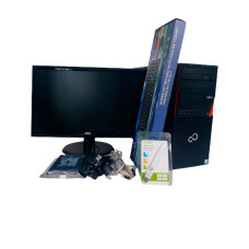 Комплект ПК:Fujitsu/Core i3-6100 2(4)ядра 3.7GHz/8GB DDR4/500GB HDD/HD Graphics 530+Монітор AOC E2250SWDN б/в