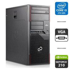 Комп'ютер Fujitsu Celsius W410 Workstation Tower / Intel Core i5-2400 (4 ядра по 3.1-3.4 GHz) / 8GB DDR3 / 500GB HDD / GeForce 210, 1 GB GDDR3, 64-bit / DVD-ROM / VGA б/в