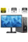 Комплект ПК: Fujitsu Esprimo C710 SFF / Intel Core i7-3770 (4(8) ядра по 3.4-3.9GHz) / 8GB DDR3 / 240GB SSD / HD Graphics 4000 / DVD-ROM + Монітор 23.6" PLS / VGA, HDMI, DisplayPort + Кабелі в комплекті б/в