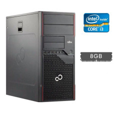 Системний блок Fujitsu Esprimo P710 E90+ Tower / Core i3-3220 (2(4) ядра по 3.3GHz) / 8GB DDR3 / 250GB HDD / HD Graphics 2500 / 280W / DVI / DisplayPort б/в