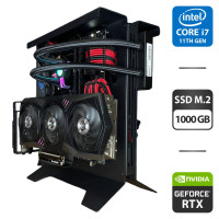 Ігровий ПК Monument Custom Tower Intel Core i7-11700F (8(16) ядра по 2.5-4.9 GHz) / 32GB DDR4 / 1000GB SSD M.2 / GeForce RTX 3060, 12GB GDDR6, 192-bit / HDMI / 750W